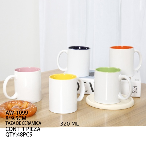 [AW-1099 [48 PZS/CAJA]] [AW-1099] TAZA DE CERAMICA