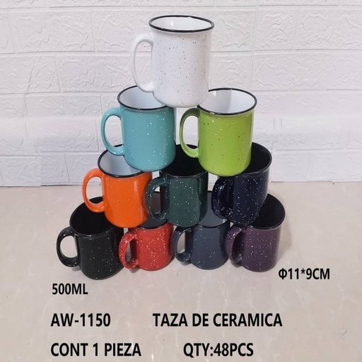 [AW-1150 [48 PZS/CAJA]] [AW-1150] TAZA DE CERAMICA