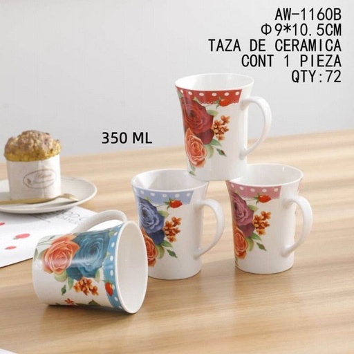 [AW-1160B [72 PZS/CAJA]] [AW-1160B] TAZA DE CERAMICA