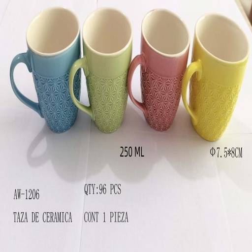 [AW-1206 [96 PZS/CAJA]] [AW-1206] TAZA DE CERAMICA