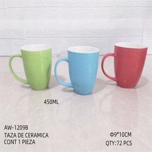 [AW-1209B [72 PZS/CAJA]] [AW-1209B] TAZA DE CERAMICA