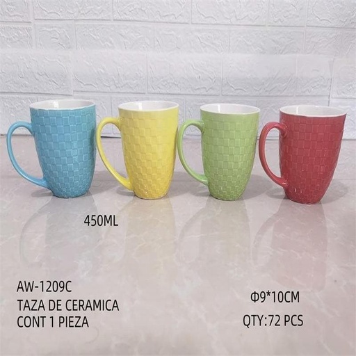 [AW-1209C [72 PZS/CAJA]] [AW-1209C] TAZA DE CERAMICA