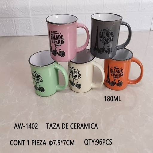 [AW-1402 [96 PZS/CAJA]] [AW-1402] TAZA DE CERAMICA