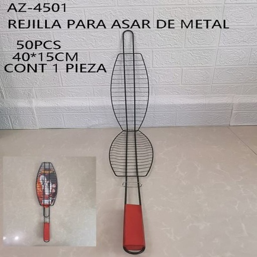 [AZ-4501 [50 PZS/CAJA]] [AZ-4501] REJILLA PARA ASAR DE METAL