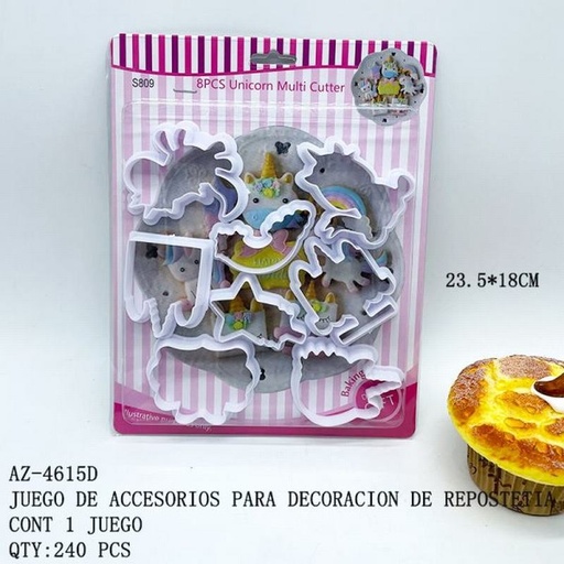 [AZ-4615D [240 PZS/CAJA]] [AZ-4615D] JUEGO DE ACCESORIOS PARA DECORACION DE REPOSTETIA