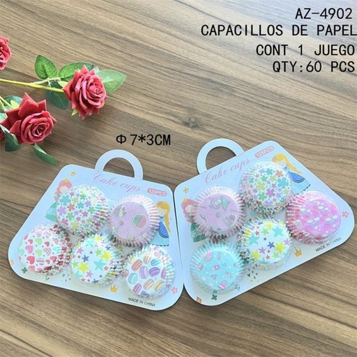[AZ-4902 [60 PZS/CAJA]] [AZ-4902] CAPACILLOS DE PAPEL