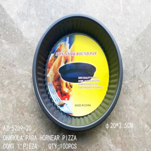 [AZ-5209-20 [100 PZS/CAJA]] [AZ-5209-20] CHAROLA PARA HORNEAR PIZZA