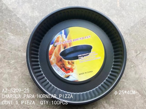 [AZ-5209-25 [100 PZS/CAJA]] [AZ-5209-25] CHAROLA PARA HORNEAR PIZZA