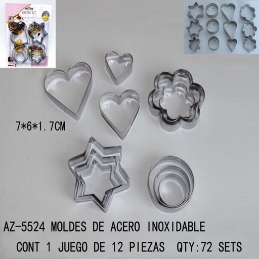 [AZ-5524 [72 PZS/CAJA]] [AZ-5524] MOLDES