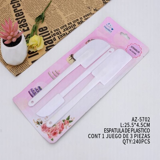 [AZ-5702 [240 PZS/CAJA]] [AZ-5702] ESPATULA DE PLASTICO