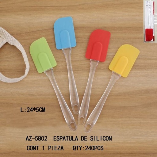 [AZ-5802 [240 PZS/CAJA]] [AZ-5802] ESPATULA DE SILICON