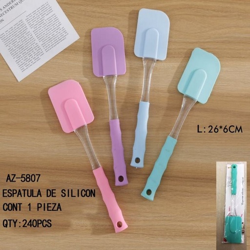[AZ-5807 [240 PZS/CAJA]] [AZ-5807] ESPATULA DE SILICON
