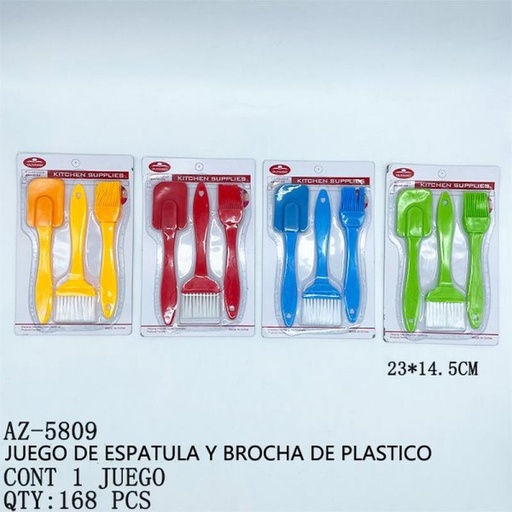 [AZ-5809 [168 PZS/CAJA]] [AZ-5809] ESPATULA DE SILICON