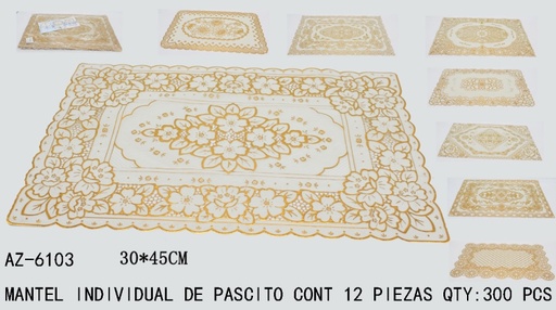 [AZ-6103 [300 PZS/CAJA]] [AZ-6103] MANTEL INDIVIDUAL