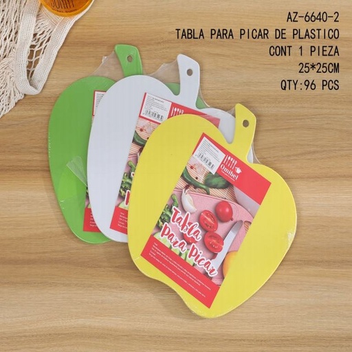 [AZ-6640-2 [96 PZS/CAJA]] [AZ-6640-2] TABLA PARA PICAR DE PLASTICO