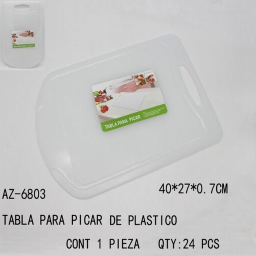 [AZ-6803 [24 PZS/CAJA]] [AZ-6803] TABLA PARA PICAR DE PLASTICO