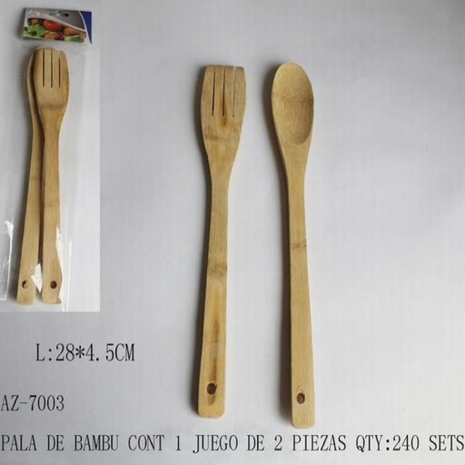 [AZ-7003 [240 PZS/CAJA]] [AZ-7003] PALA DE BAMBU