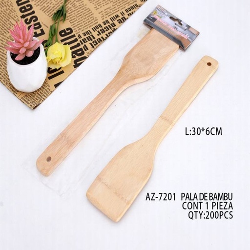 [AZ-7201 [200 PZS/CAJA]] [AZ-7201] PALA DE BAMBU