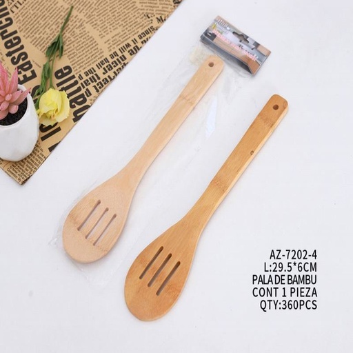 [AZ-7202-4 [360 PZS/CAJA]] [AZ-7202-4] PALA DE BAMBU