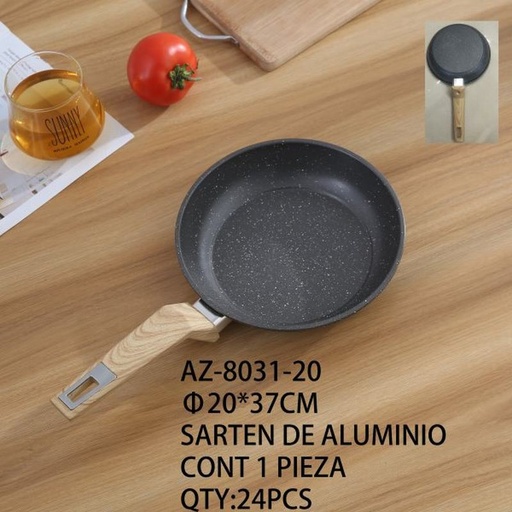 [AZ-8031-20 [24 PZS/CAJA]] [AZ-8031-20] SARTEN DE ALUMINIO