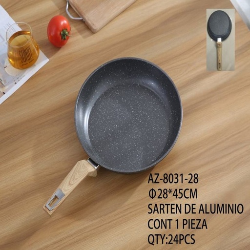 [AZ-8031-28 [24 PZS/CAJA]] [AZ-8031-28] SARTEN DE ALUMINIO