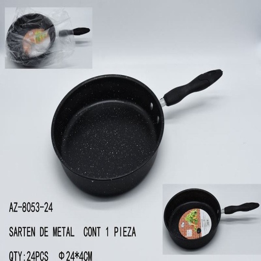 [AZ-8053-24 [24 PZS/CAJA]] [AZ-8053-24] SARTEN DE METAL