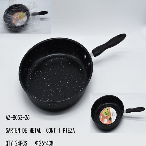 [AZ-8053-26 [24 PZS/CAJA]] [AZ-8053-26] SARTEN DE METAL