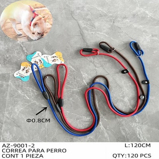[AZ-9001-2 [120 PZS/CAJA]] [AZ-9001-2] CORREA PARA PERRO