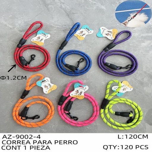 [AZ-9002-4 [120 PZS/CAJA]] [AZ-9002-4] CORREA PARA PERRO