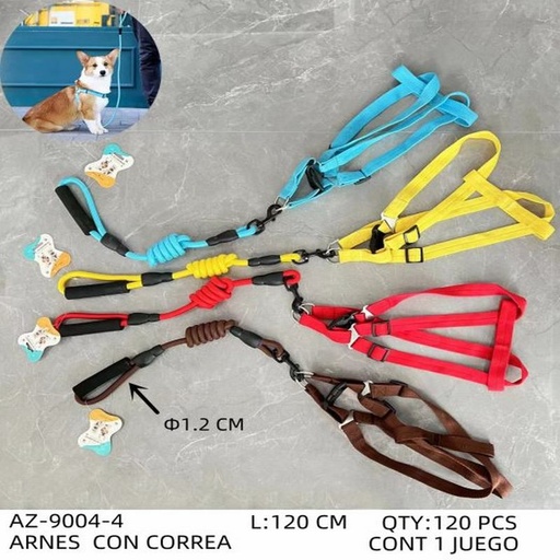 [AZ-9004-4 [120 PZS/CAJA]] [AZ-9004-4] ARNES CON CORREA