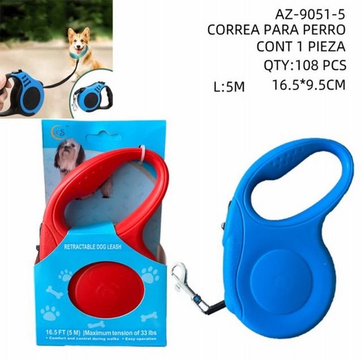 [AZ-9051-5 [108 PZS/CAJA]] [AZ-9051-5] CORREA PARA PERRO