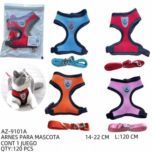 [AZ-9101A [120 PZS/CAJA]] [AZ-9101A] ARNES PARA MASCOTA