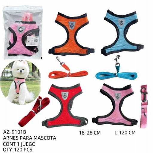 [AZ-9101B [120 PZS/CAJA]] [AZ-9101B] ARNES PARA MASCOTA