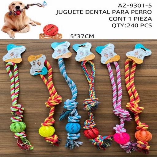 [AZ-9301-5 [240 PZS/CAJA]] [AZ-9301-5] B-JUGUETE DENTAL PARA PERRO
