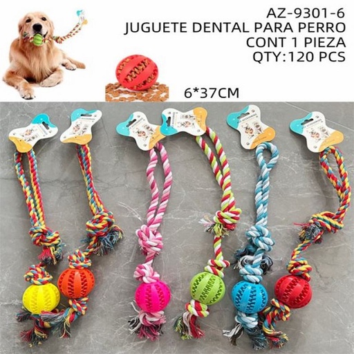 [AZ-9301-6 [120 PZS/CAJA]] [AZ-9301-6] B-JUGUETE DENTAL PARA PERRO