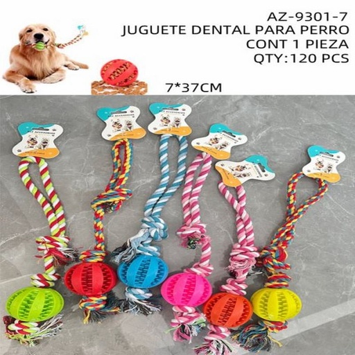 [AZ-9301-7 [120 PZS/CAJA]] [AZ-9301-7] B-JUGUETE DENTAL PARA PERRO