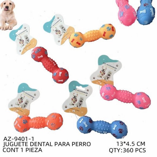 [AZ-9401-1 [360 PZS/CAJA]] [AZ-9401-1] JUGUETE DENTAL PARA PERRO