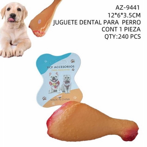 [AZ-9441 [240 PZS/CAJA]] [AZ-9441] JUGUETE DENTAL PARA PERRO