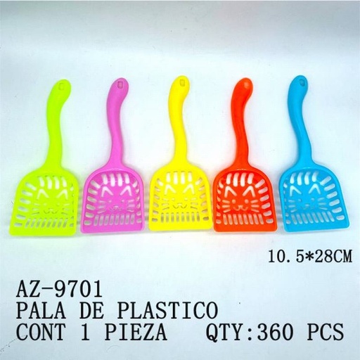 [AZ-9701 [360 PZS/CAJA]] [AZ-9701] PALA DE PLASTICO