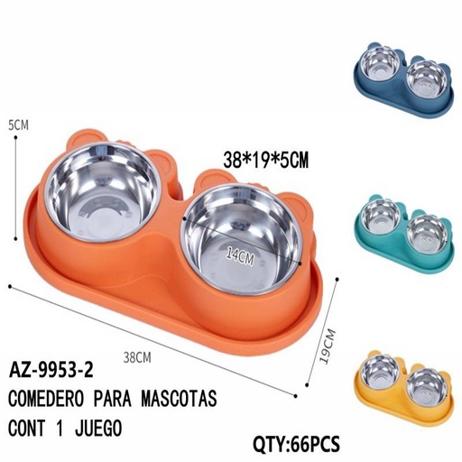 [AZ-9953-2 [66 PZS/CAJA]] [AZ-9953-2] B-COMEDERO PARA MASCOTAS