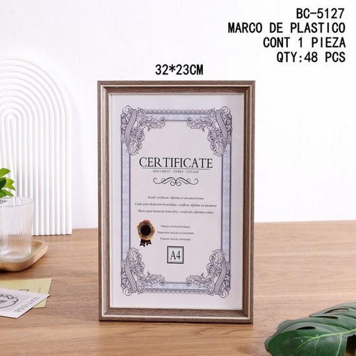 [BC-5127 [48 PZS/CAJA]] [BC-5127] MARCO DE PLASTICO