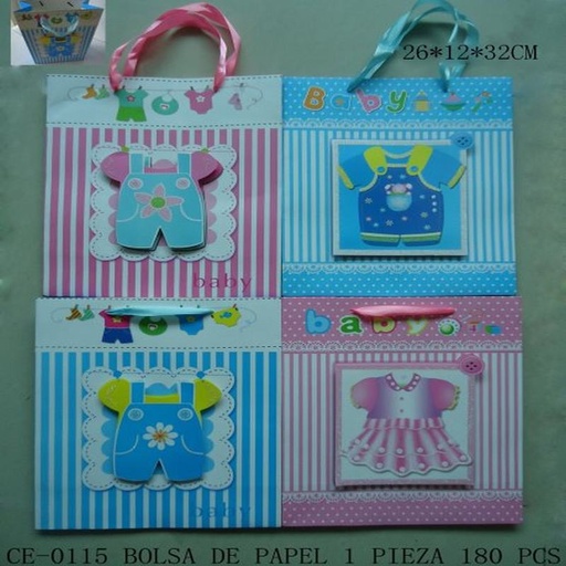 [CE-0115 [180 PZS/CAJA]] [CE-0115] BOLSA DE PAPEL