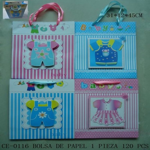 [CE-0116 [120 PZS/CAJA]] [CE-0116] BOLSA DE PAPEL