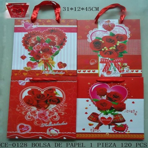 [CE-0128 [120 PZS/CAJA]] [CE-0128] BOLSA DE PAPEL