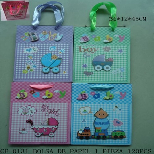 [CE-0131 [120 PZS/CAJA]] [CE-0131] BOLSA DE PAPEL