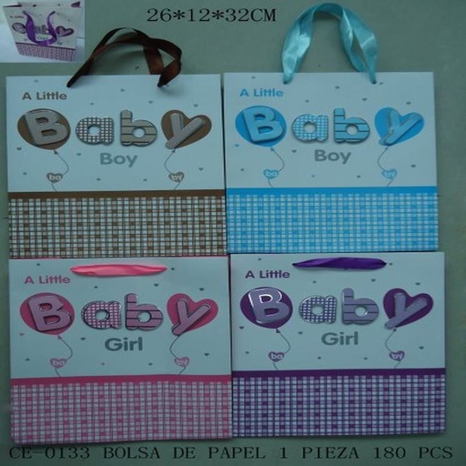 [CE-0133 [180 PZS/CAJA]] [CE-0133] BOLSA DE PAPEL