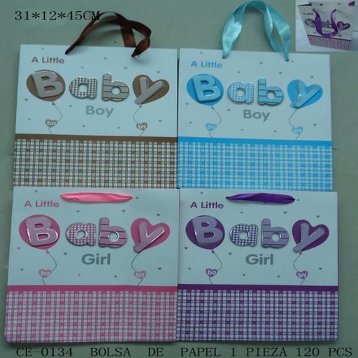 [CE-0134 [120 PZS/CAJA]] [CE-0134] BOLSA DE PAPEL