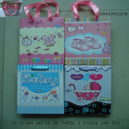 [CE-0149A [180 PZS/CAJA]] [CE-0149A] BOLSA DE PAPEL