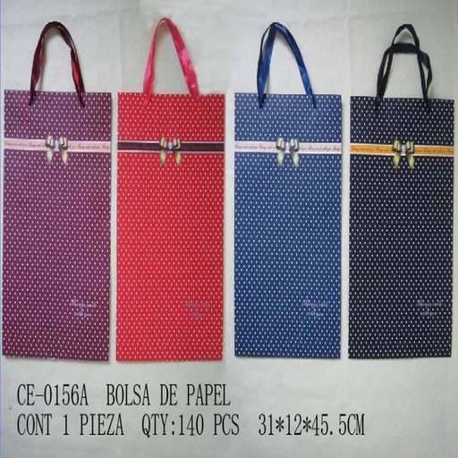 [CE-0156A [140 PZS/CAJA]] [CE-0156A] BOLSA DE PAPEL