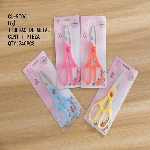 [CL-9006 [240 PZS/CAJA]] [CL-9006] TIJERAS DE METAL